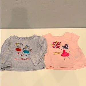 5 for $25!! 2 pack girls shirts!